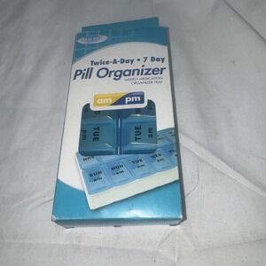 Assured Twice-A-Day Seven Day AM / PM Weekly Medication Pill Organizer